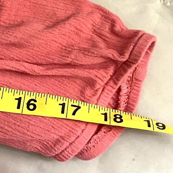 JP Richard Crochet Tunic Top Embroidered Pink Gauze Flowy XL Peasant Cottage Y2K - Picture 8 of 16